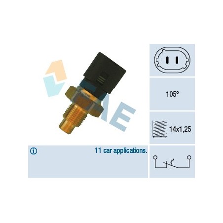Sonde de Température Liquide de Refroidissement Pour Renault Opel Vauxhall