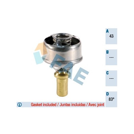 Thermostat d'Eau Pour Renault Rodeo 4 Super 5 Trafic Twingo DAF 55 Break Coupé