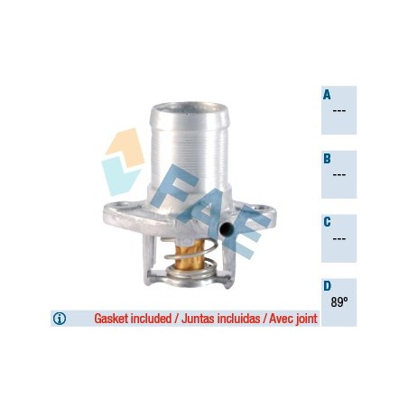 Thermostat d'Eau Pour Renault Clio I II Kangoo Twingo 7700868980