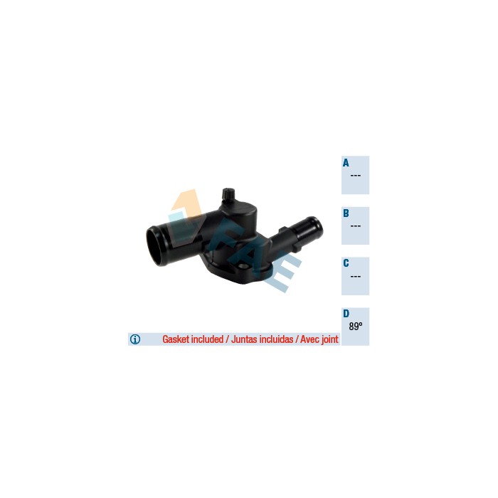 Boitier Thermostat d'Eau Pour Renault Clio II III Kangoo Modus 8200660882