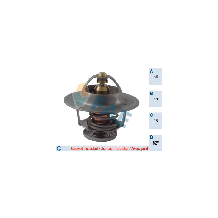 Thermostat d'Eau Pour Peugeot Seat Opel Movano Fiat Campagnola 4500823 500329622