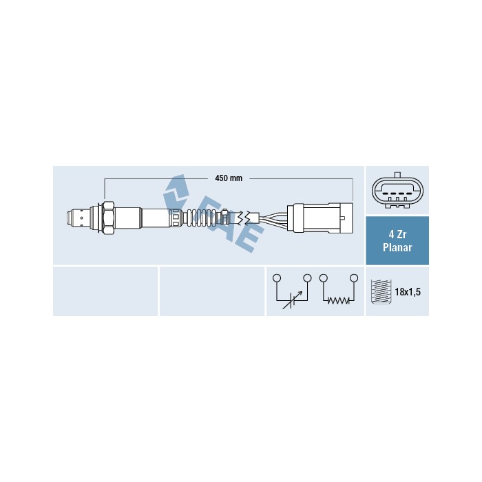 Sonde Lambda Pour Renault Clio II Kangoo Megane Scénic I Dacia Sandero