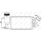 Radiateur Refroidissement Moteur Intercooler Pour Peugeot 807 Expert Citroën C8