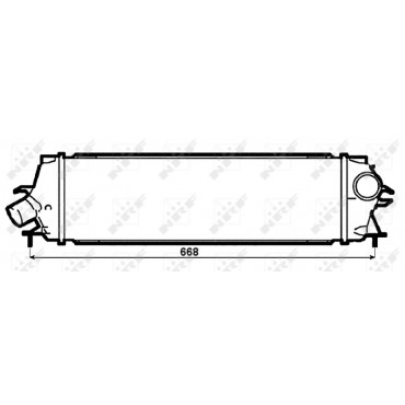 Radiateur Refroidissement Moteur Intercooler Pour Renault Opel Vauxhall 4416946