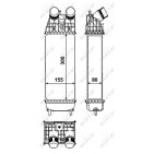 Radiateur Refroidissement Moteur Intercooler Pour Peugeot Opel Citroën DS