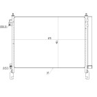 Condenseur de Clim Pour Renault Koleos 921005115R 92100JY00A