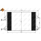 Condenseur de Clim Pour Renault Espace IV 8200332851 8660003448