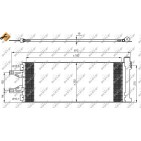 Condenseur de Clim Pour Peugeot Fiat Citroën 1610115880 1343785080 1610161680