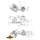 Boitier Thermostat d'Eau Pour Peugeot Fiat Ford Citroën 1336Z4 9657182080