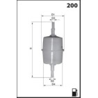 Filtre à Carburant Pour Peugeot Renault 8 Seat Mercedes-Benz 156703 7700271026
