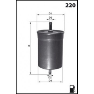 Filtre à Carburant Pour Peugeot VW Audi Seat 156728 6U0201511 156786 6U0201511D
