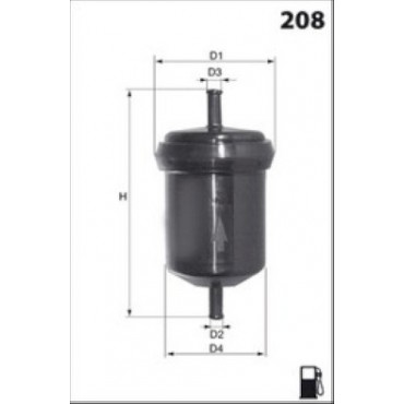 Filtre à Carburant Pour Peugeot Renault 9 VW Audi 156713 4055020005 1H0201511A