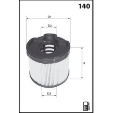 Filtre à Carburant Pour Peugeot Fiat Suzuki Citroën 96285852 71718730 E148043