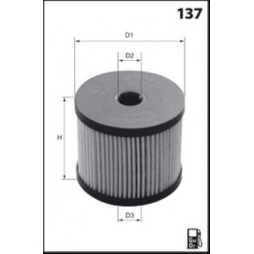 Filtre à Carburant Pour Peugeot Fiat Suzuki Citroën E148135 9401906768 1906A5