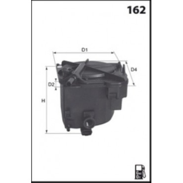 Filtre à Carburant Pour Peugeot Fiat Ford Suzuki 190167 9401901788 1232325
