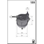 Filtre à Carburant Pour Peugeot Ford Toyota Citroën 190199 1148119 SU00100696