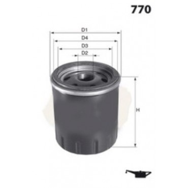 Filtre à Huile Pour Renault Dacia Nissan Aixam 7700112686 8200257642 1520800QAG