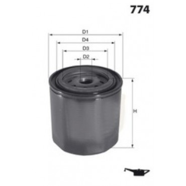 Filtre à Huile Pour Peugeot Fiat Citroën Iveco 1109AS 504006145 2992188 1109Y5