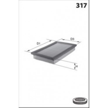 Filtre à Air Pour Peugeot Citroën Mini 1444QR 1444QS 13717534845 1444WV 1444RX