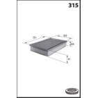 Filtre à Air Pour Peugeot 307 Citroën C4 1444CE 1444FL 1444CL 1444TZ 1444W6