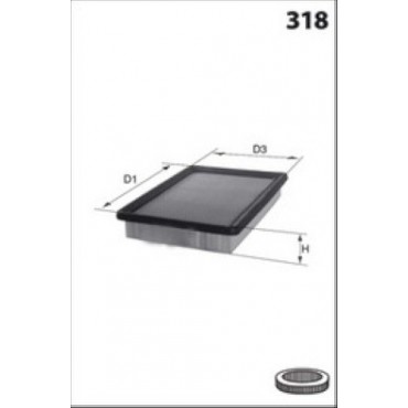 Filtre à Air Pour Peugeot Fiat Fiorino Citroën 1444SC 51785947 1444SE 1444XC