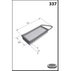 Filtre à Air Pour Peugeot Citroën Mini 1444RJ 1444RK 13717534825 1444RV 1444RW