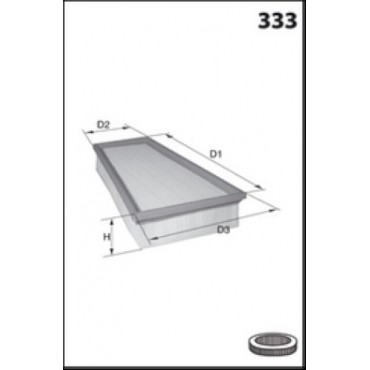 Filtre à Air Pour Renault Grand Scénic III Megane CC 165463884R 7701071367