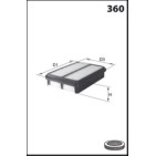 Filtre à Air Pour Renault Dacia Nissan Qashqai 165464BA1A 165464BA1B 8660005342