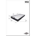 Filtre Habitacle Pour Renault Opel Nissan Vauxhall 7701050319 4408840 2729800QAA