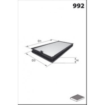 Filtre Habitacle Pour Renault Opel Nissan Vauxhall 7701050319 4408840 2729800QAA