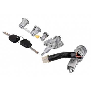 Contacteur d'Allumage + Serrures Portes Pour Peugeot 107 Toyota Aygo Citroën C1