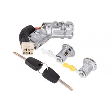 Contacteur d'Allumage + Serrures Portes Pour Peugeot 107 Toyota Aygo Citroën C1