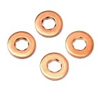 4 Joints d'Injecteur Pour Peugeot Ford Fiesta V VI Fusion Toyota Citroën 198184