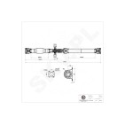 Arbre de Transmission Longitudinal Pour VW Crafter 30-35 Mercedes-Benz Sprinter