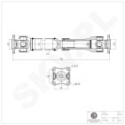Arbre de Transmission Longitudinal Pour Suzuki 2710282A00