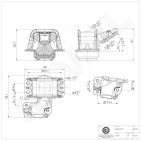 Support Moteur Droit Pour Peugeot 307 308 Citroën C4