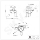 Support Moteur Droit Pour Mazda 6 GJ6G39070B