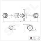 Cardan Arbre de Transmission Pour Suzuki SX4 S-Cross 2710061M00