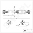 Cardan Arbre de Transmission Pour Audi A4 Avant Décapotable 8E0521101D