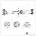 Cardan Arbre de Transmission Pour BMW 1 Coupé Décapotable 26107567953