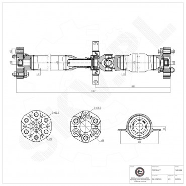 Cardan Arbre de Transmission Pour BMW 1 Coupé Décapotable 26107567953