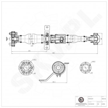 Cardan Arbre de Transmission Arrière Pour Dodge Journey 5157005AD 5157005AE