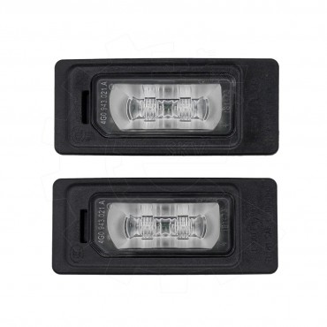 2 Feux de Plaque Immatriculation Pour Audi A1 A5 Décapotable A6 A7 Q3 Q5 Q7 TT