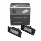 2 Feux de Plaque Immatriculation Pour Audi A1 A5 Décapotable A6 A7 Q3 Q5 Q7 TT