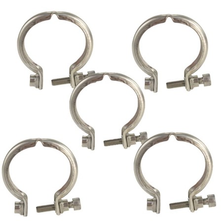x5 Collier De Fixation Serrage Vanne Egr Pour Berlingo First C1 C15 C2 C3 16283j
