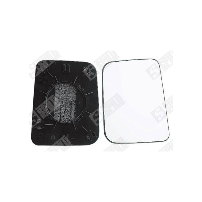 Verre de Rétroviseur Droit Pour Fiat Fiorino Camionnette/Monospace Pick-up