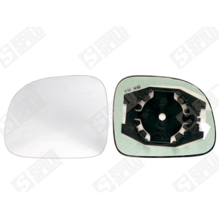 Verre de Rétroviseur Gauche Pour Fiat Panda Van 0071775773