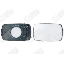 Verre de Rétroviseur Droit Pour Ford Fiesta Camionnette - 3/5 Portes 6198613