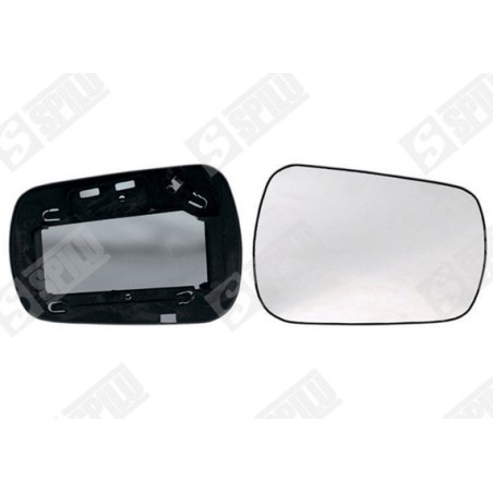 Verre de Rétroviseur Droit Pour Ford Fiesta V Van Fusion 1145850
