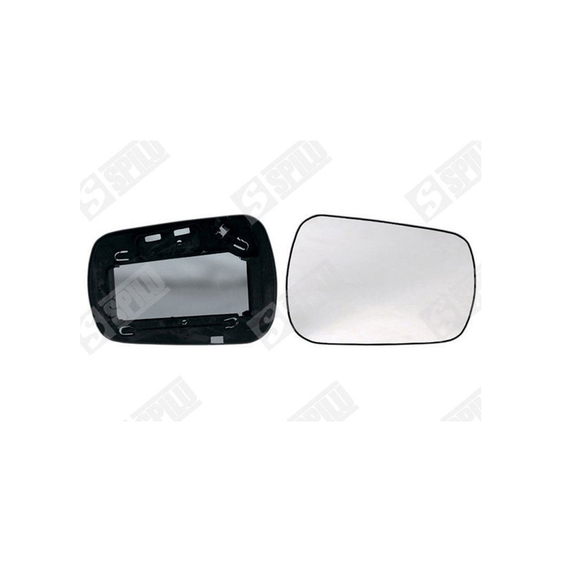 Verre de Rétroviseur Droit Pour Ford Fiesta V Van Fusion 1145850